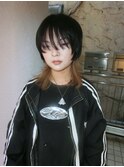ディスコネハイレイヤー平成ヘアグランジクラゲウルフ
