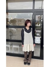 ギア(GEAR)&nbsp;ピンクカラー，ボブカット