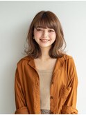 くびれヘア/アプリコットオレンジ/ハイライトカラー/大宮