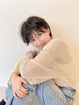 ティーヘア トナリ(t.hair tonari)&nbsp;20代小顔マッシュショート/シースルーバング/透明感ヘアカラー