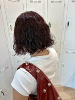 アーチバイケンジ(arch by kenje)&nbsp;ワインレッド/レッド/ダブルカラー/ボブ