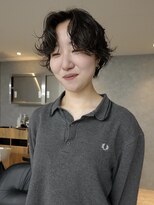 ジュール(JOULE'S)&nbsp;小顔ショートカット/ショートパーマ/ドライパーマ/黒髪