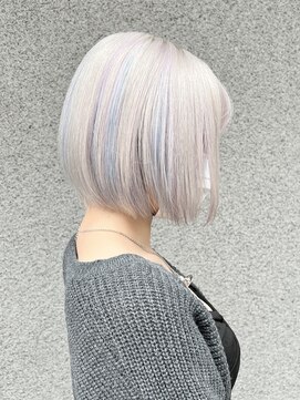 ヴィア 京都烏丸(Via) ホワイトカラー/ポイントデザイン/ケアブリーチ/髪質改善