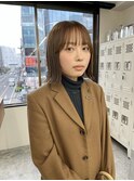 【soso 伊勢田】黒髪カタログ/クラゲヘアー/オリーブグレー