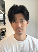 アップバングニュアンスパーマメンズパーマメンズパーマmen's