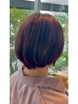 ルックアット(Look at)&nbsp;【Look at】レイヤーボブ似合わせカット着物ヘアダークアッシュ