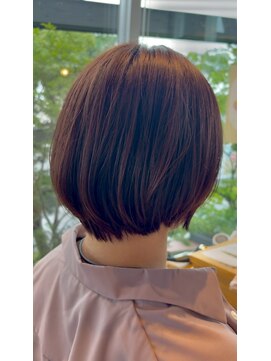 ルックアット(Look at) 【Look at】レイヤーボブ似合わせカット着物ヘアダークアッシュ