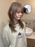 レイヤーウルフカット