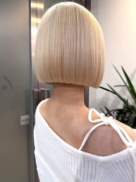 ラニヘアサロン(lani hair salon) ブロンド/ホワイトブロンド/ボブ/ミニボブ
