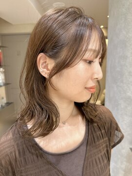 サンド 池袋 2nd(sand) ミディアムレイヤーと盛れる顔まわりカット♪