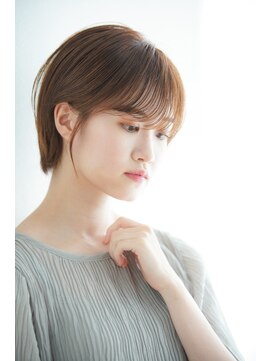 トップシェイプ(TOP SHAPE) 透け感ナチュラルショートボブ大人美シルエット小顔ヘア人気