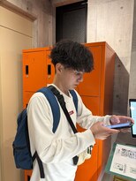 アドレスサーティーン(Address13)&nbsp;シャドウパーマ[大阪/梅田/メンズパーマ/シャドウパーマ]