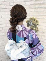 ハウス(HAUS.) 横浜/浴衣ヘアセットサイドポニーサイドシニヨン/ヘアアレンジ