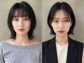 マグサロンギャラリー(Mag salon gallery)の写真/【ハイレベル×ハイクオリティな技術を体験】顔周りレイヤーカットで小顔魅せStyle★韓国Styleも◎