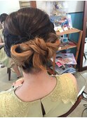 リボンツートーンカラーアレンジ【ヘアセット 立川/立川/国立】