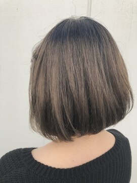 ルーファス 恵比寿 渋谷(Ruufus) 柔らか透明感グレージュカラーボブ【Ruufus恵比寿渋谷】314af