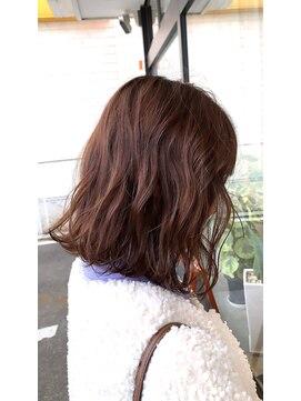 クルニエ(crenier) crenierが作るAラインボブ＠アプリコットブラウン