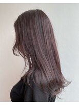 ヘアメイク オブジェ(hair make objet) 韓国スタイル パープルブラウン