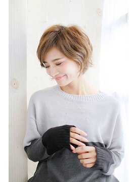 プティルカ ディーシー本店(PutiLuca D.C.) 大人可愛い外ハネショートヘア