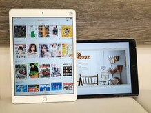 ディーサロン 梅田店(D salon)の雰囲気（雑誌はiPadでご覧頂けます。衛生面にも配慮♪）