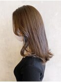 くびれレイヤー_Aラインボブかきあげロング_ba337721