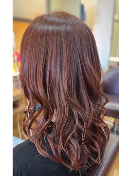 ブレス バイ ファースト 大和吉岡店(Breath by first) 【Autumn ×くすみ×ピンクバイオレット×ゼミロング】