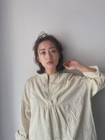 ディッシィ 立川(D'ICI)&nbsp;ボブルフ/カール/こなれハイトーン/プレミアムカラー[立川]