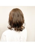 《TOPHAIR 玉島店/ ぱん》柔らか外ハネミディ×アッシュブラウン
