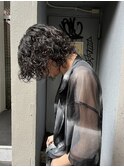 メンズカット パーマ ウルフ レイヤー