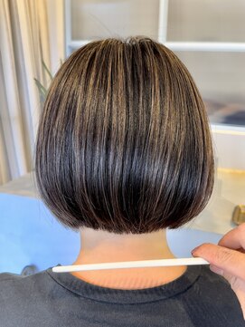 コノアラボ 守谷店(Conoah labo) ハイライトカラー/白髪ぼかし/黒髪/グレーベージュ/キッズカット