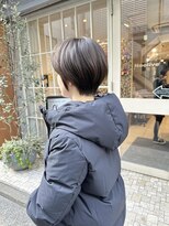 ネオリーブアイム 横浜西口店(Neolive aim)&nbsp;大人可愛い束感　耳掛けひし形小顔丸みショートボブ【近藤】横浜