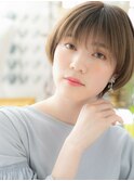 ■美髪プラチナグレージュ大人ショートボブ214川口20代30代40代