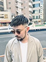 スカット 新宿(Sucut)&nbsp;ダークアッシュ/カルマパーマ/ベリーショート<理容室>[新宿]