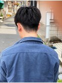 ウルフ/アッシュブラック/カルマパーマ/ベリーショート/船橋