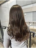 ブリーチなしダブルカラーアッシュブラウン