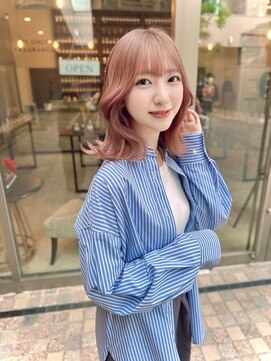 クム(kumu) 【kumu】くびれミディ/似合わせ前髪/ペールピンク/栄/名古屋.