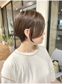 ショートヘアカラー髪質改善