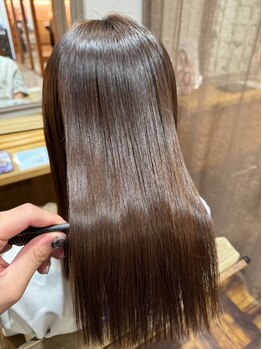 リラ(F-LILA)の写真/【吉田】本格髪質改善トリートメントでダメージを受けた髪を芯から修復◎思わず触りたくなるような質感に♪