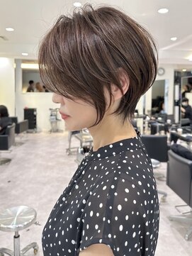 バンプ ギンザ(BUMP GINZA) 30代40代50代絶壁解消ひし形小顔前下がりショートボブ【NAYU】