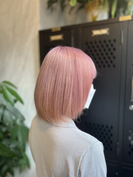 ヴァイス 渋谷店(VAICE) ペールピンク/ケアブリーチ/ショート