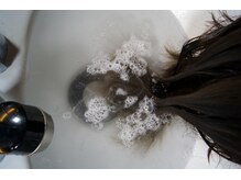 普段のシャンプーでは取り切れない汚れがこんなに取り除けます。