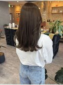 ロブヘア×ハニーブラウンベージュ*