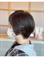 シーソー(SEA SAW)&nbsp;スッキリショートヘア/軽めヘア/襟足/頭の形が綺麗に見える