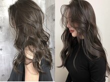 ヌープヘアーアイス(NUUP.hair ici)の雰囲気（ブリーチなしダブルカラー/透明感カラー/オリーブカラー）