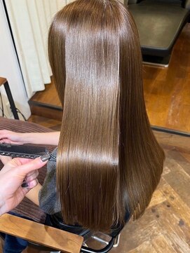 ニュースアオヤマ 新潟(news aoyama) 髪質改善トリートメント/柔らかナチュラルブラウン/新潟/青山