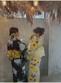 浴衣着付け×ヘアアレンジ