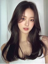 フレイムス ヘア アンド リラックス 高崎駅西口店(Frames hair&relax)&nbsp;韓国レイヤーカット/顔まわりレイヤー/ミディアムレイヤー