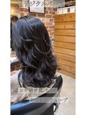 表参道/栗原/コテ巻き風デジタルパーマロングヘアカタログ/８