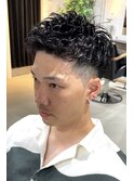 メンズカット 短髪 ソフトツイスト ツーブロック 刈り上げ
