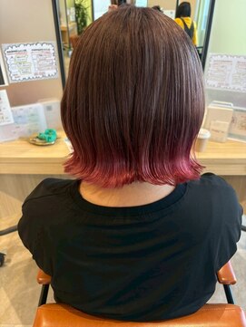 リモア(limore) 裾カラー/ピンク/棚澤なつみ